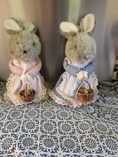 Vintage Large Rabbit  Door Stop  Height 18 inches