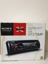 SONY CDX-GT-270MP EQ3 FRONT AUX IPOD MP3 WMA CD RADIO 52WX4 BOXED 
