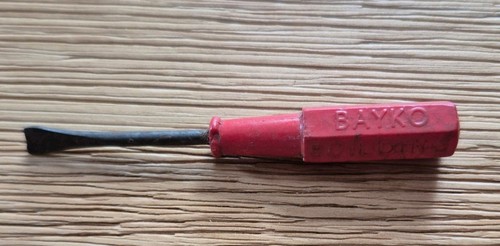 Vintage bayko building - set, red