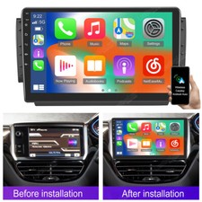 Apple Carplay Car Stereo Radio For Peugeot 208 2008 GPS Navi Android 15.0  WIFI