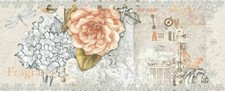 Illustrative Decorative Wall Ceramic Tiles - Ajour Rose