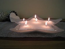 Elegance Wax Crystals 1Kg &10 Wicks Pure White Christmas Candle Gift Idea