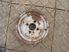 Car Trailer Single 10 inch Steel Wheel Rim , Spare ? Small Trailer , Project 