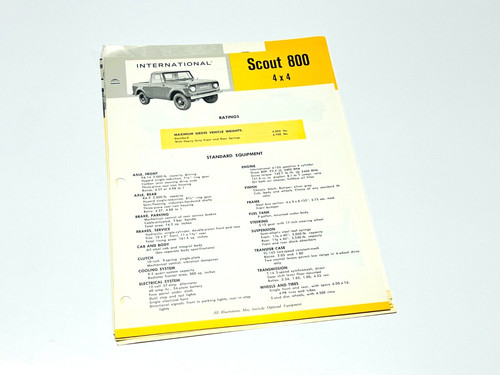 International scout 800 4 - international, x