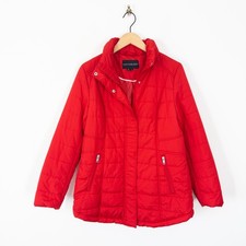 Centigrade Padded Jacket Size M NEW Red Quilted Full Zip Coat