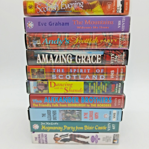 Job lot vhs cassettes - job, x10