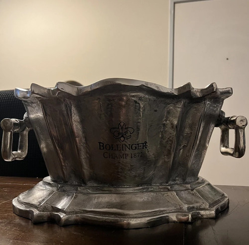 Antique wine cooler bollinger - wine,