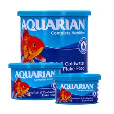 Aquarian goldfish flake food - goldfish,