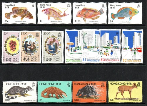 Hong kong 1981 sets - 1981/2, 4