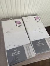 Dunelm slot top single - slot, voile