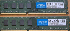 Crucial RAM 16gb total. 2 x