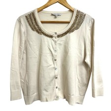 Laura Ashley Cream Beaded