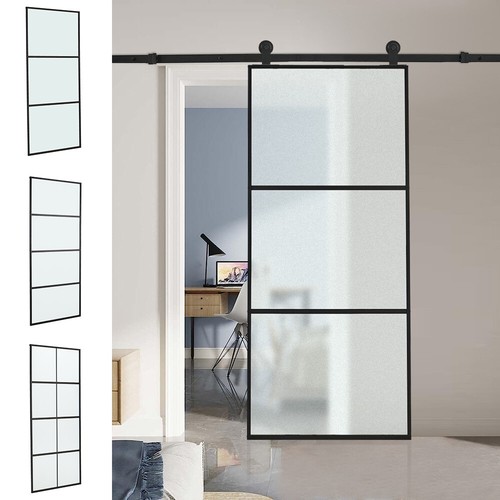 Sliding barn door glass - barn,
