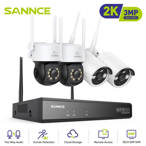 Sannce 3mp way talk - 3mp, wireless