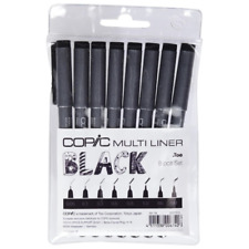 Copic Black Multiliner Wallet (8pc)