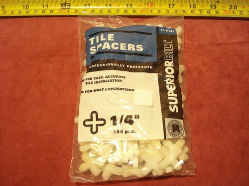 Tile spacers 4 - (2416.), 1/4"