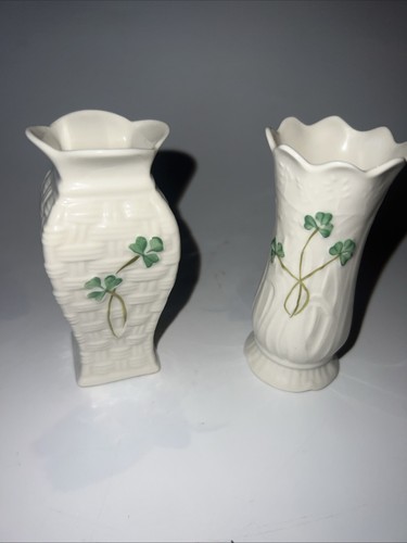 Belleek irish porcelain vase - irish,