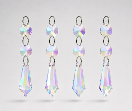 Iridescent crystal - 4x, ab