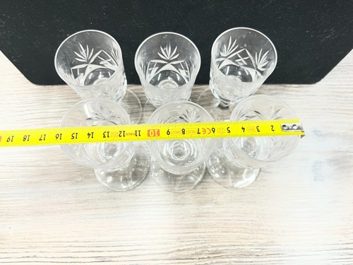 Set vintage cut glass - set,