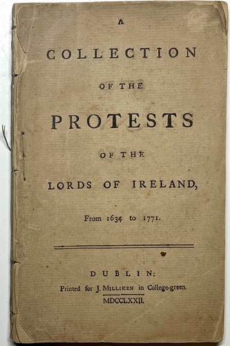 1772 collection protests lords - 1772,