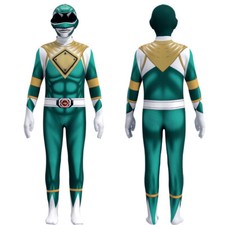 Kids Power Ranger Adults Jumpsuits Cosplay Party Costume Halloween Birthday Gift