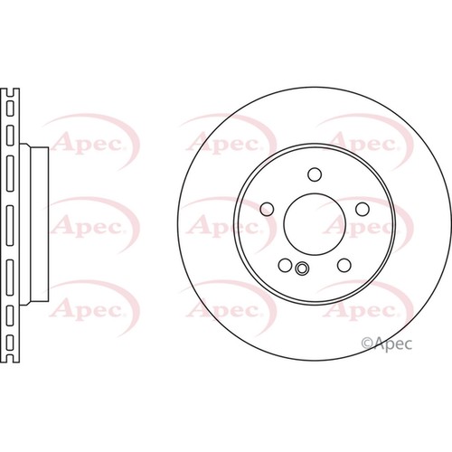 Brake discs vented for - 2x,