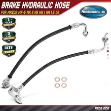2x Brake Hose Rear Left Right for Mazda MX-5 Mk II NB MK I NA 1.6 1.8 NA7543990