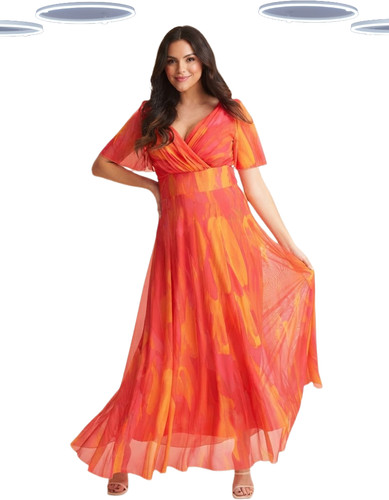 Women plus size orange - women's,