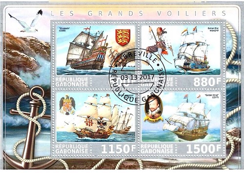 Block used sailing ship battle - used,