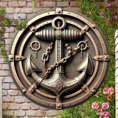 Wooden nautical compass wall - nautical,