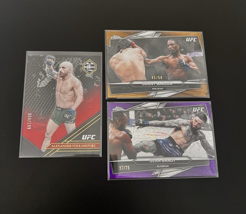 Ufc numbered cards - ufc,