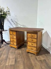 Victorian Pine Kneehole Desk