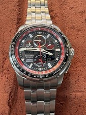 Citizen Eco-drive SKYHAWK red