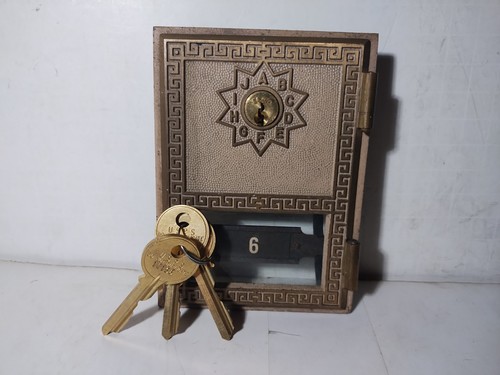 Antique usps brass post - usps, office