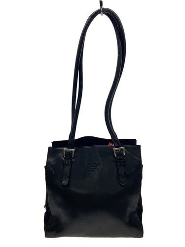 Prada shoulder bag leather blk - shoulder,