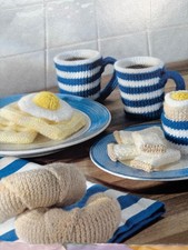 Knitted breakfast food mug - food, &