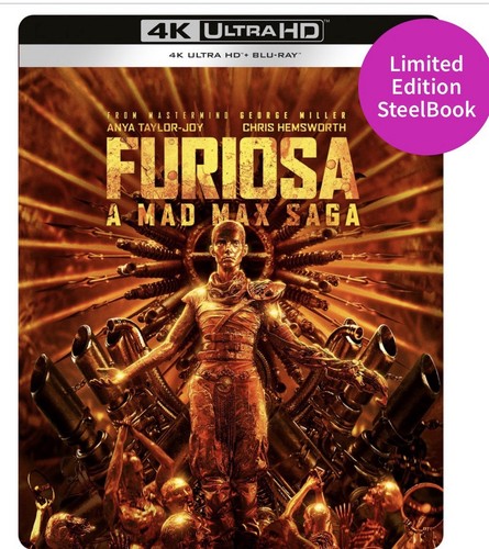 Furiosa uhd blu ray - 4k,