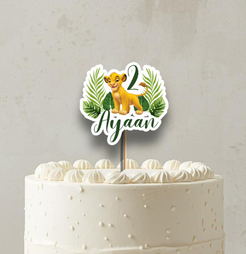 Simba cake topper lion - simba,
