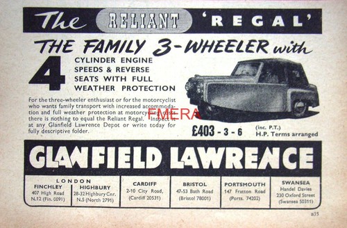 Reliant regal coupe - 'regal, coupe'