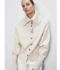 BNWT ZARA ECRU CREAM GOLD