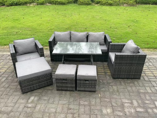 Fimous wicker rattan garden - pe,