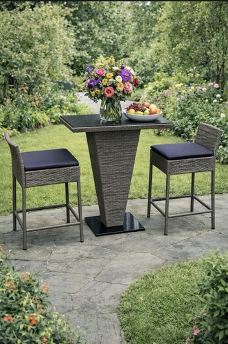 Piece rattan outdoor bar - 3,