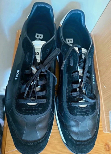 Boss men leather low top - boss, men’s