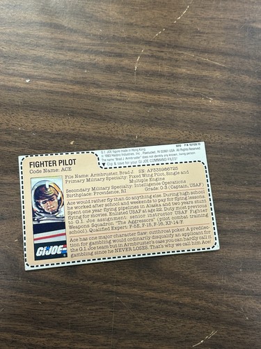 1983 fighter pilot ace - 1983,