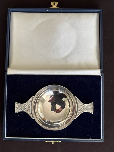 Scottish solid silver quaich