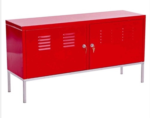 Ikea red metal cabinet - ikea,