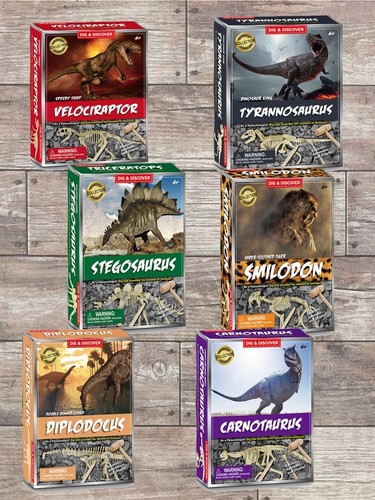 Dig and assemble dinosaur - and,