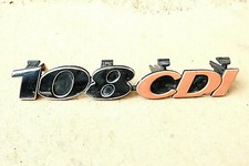 108 CDI CAR GRILLE BADGE for MERCEDES BENZ 20cm 838 817 24 15 dated Oct 2001 