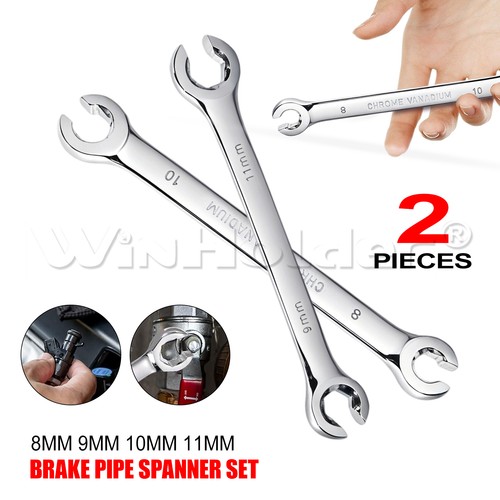 Flare nut wrench set brake - 2x,