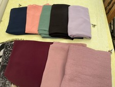 Bundle Of 9x Hijabs/Muslim Head Scarves For Muslim Women/ Head Covering.